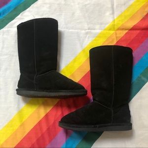 Bearpaw Black Fur boots